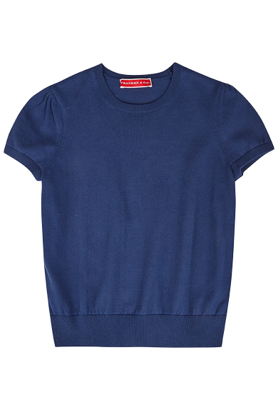 Sweater cotton, blue