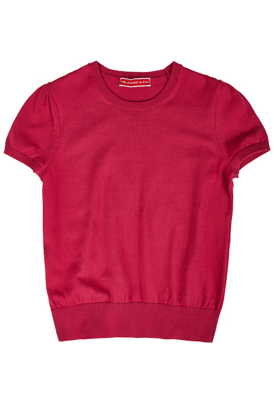 Sweater cotton, raspberry