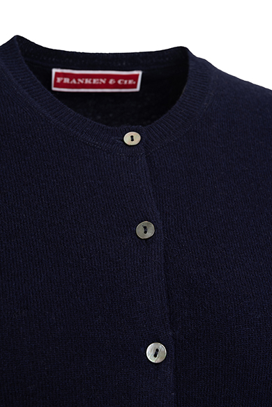 Cardigan Lambswool, navy