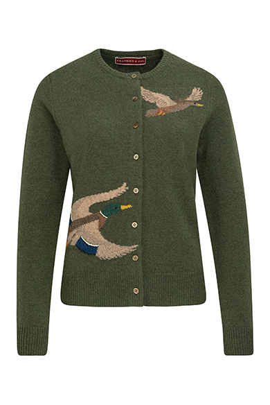 Strickjacke Lambswool, Enten