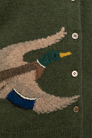 Strickjacke Lambswool, Enten