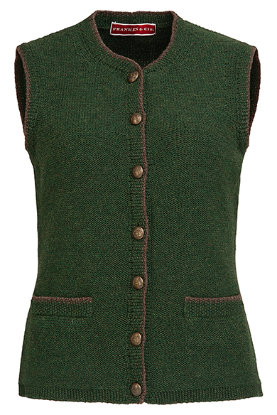 Strickweste Linksstrick