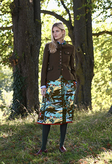 Skirt 'English hunting'