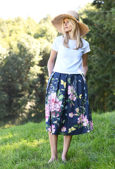 Skirt Big Flowers