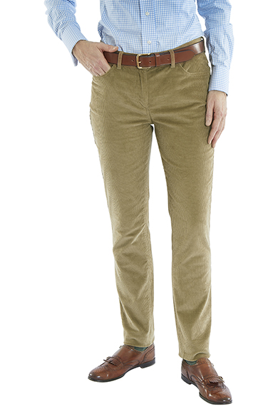 Corduroy trousers, beige