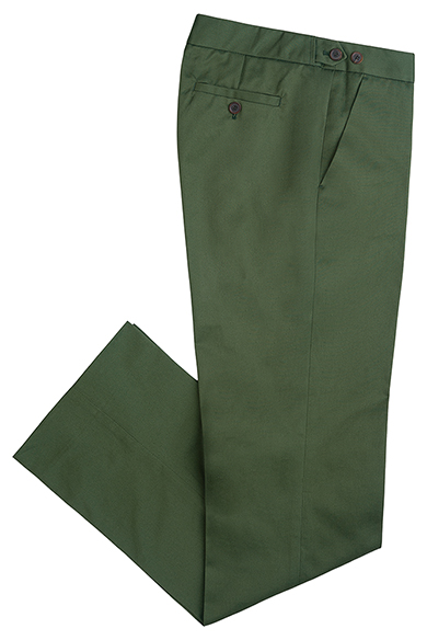 Hose Baumwoll Twill, grn