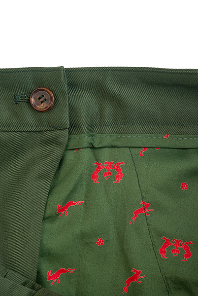 Hose Baumwoll Twill, grn
