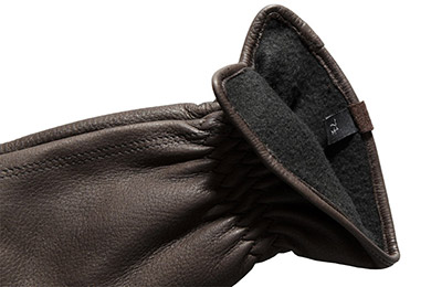 Deerskin gloves, lined