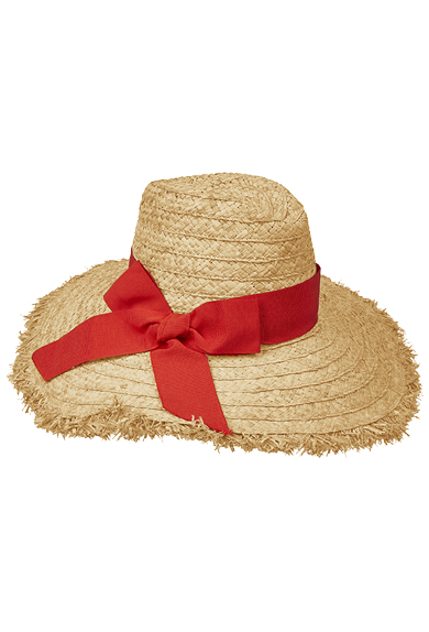 Straw Hat, geranium