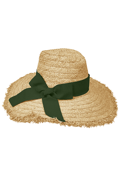 Straw Hat, green