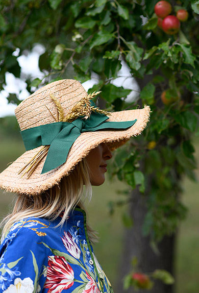 Straw Hat, green