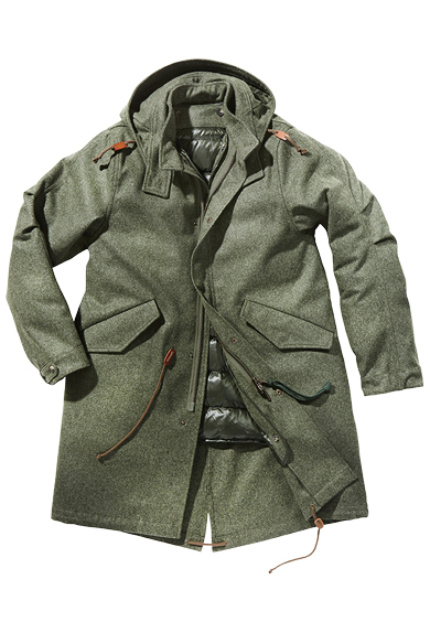 Field parka, loden
