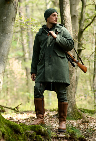 Field parka, loden