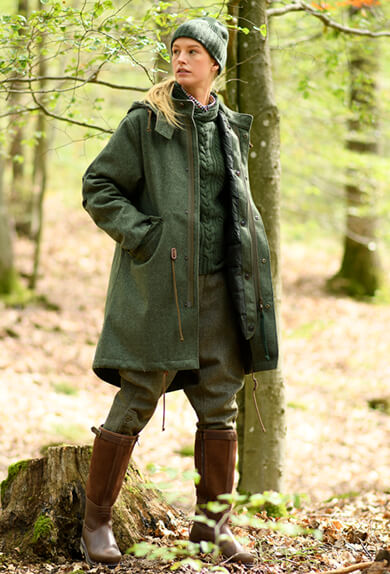Field parka, loden