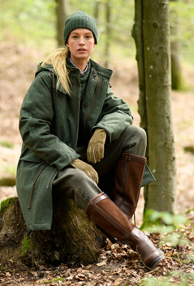 Field parka, loden