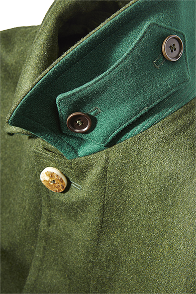 Field cape loden, green