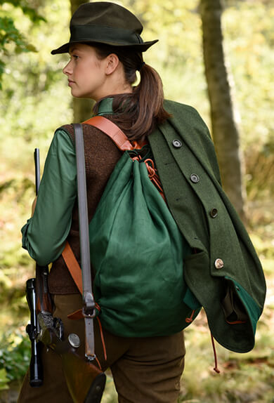 Field cape loden, green - shop online, Women