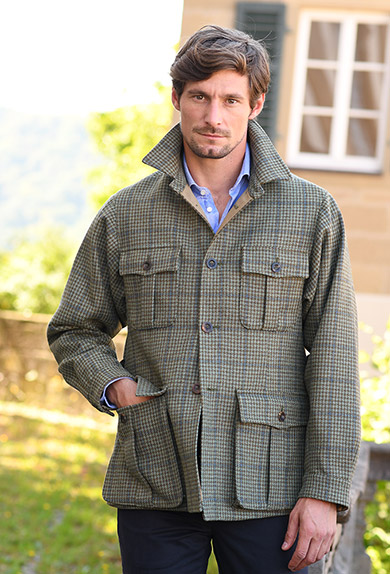 Field jacket, houndstooth