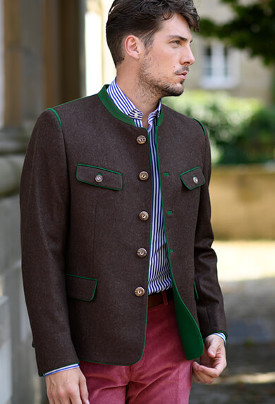 Jacket loden, brown