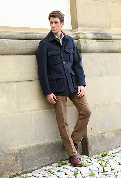 Fieldjacket Doubleface Loden