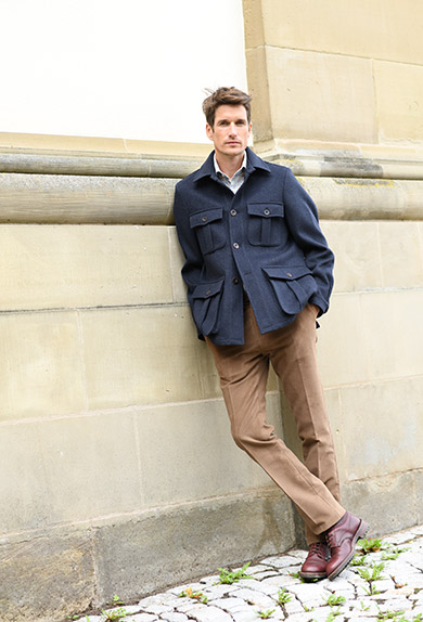 Fieldjacket Doubleface Loden