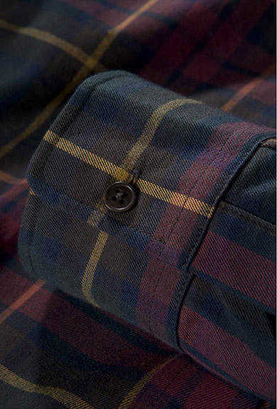 Shirt flannel red/green/blue