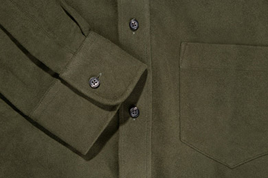 Shirt moleskin, olive