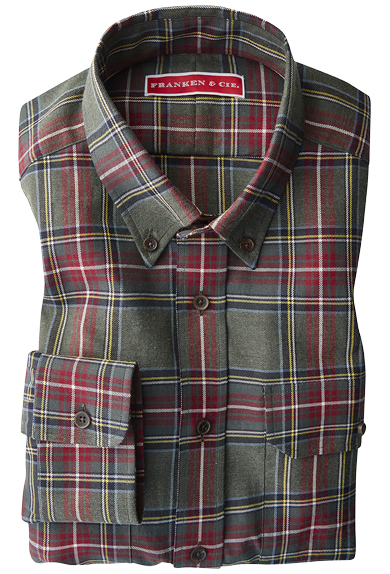 Hemd Flanell, Stewart Tartan