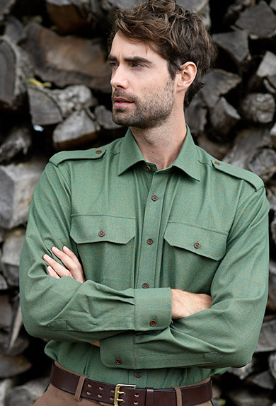 Shirt 'Hubertus', green