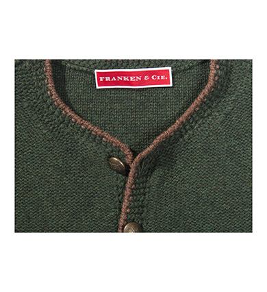 Vest shetland, green