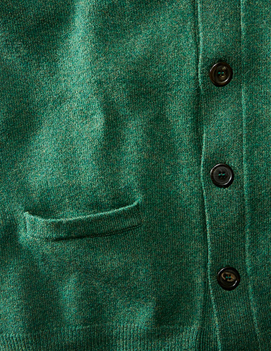 Weste Lambswool, grn