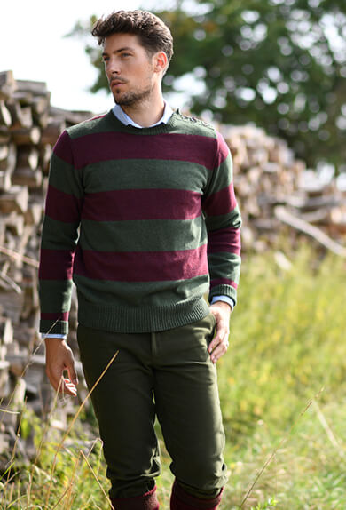 Sweater lambswool, Stripes