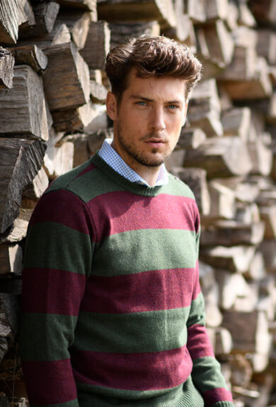 Sweater lambswool, Stripes