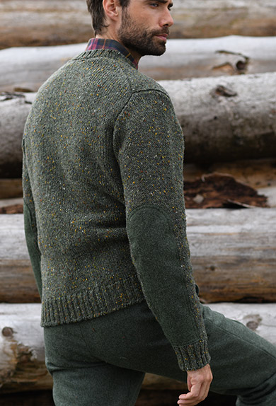 Sweater Kilcarra Tweed, green