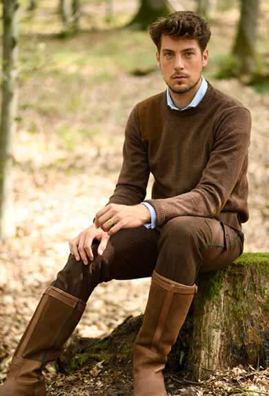 Lodenhose Jagd, braun