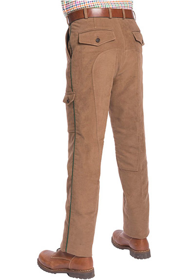 Field trousers moleskin, brown