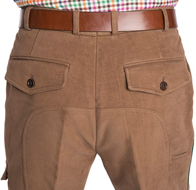 Field trousers moleskin, brown