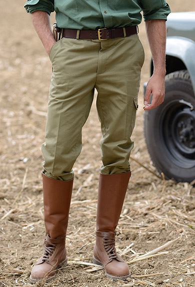 Safari trousers, twill