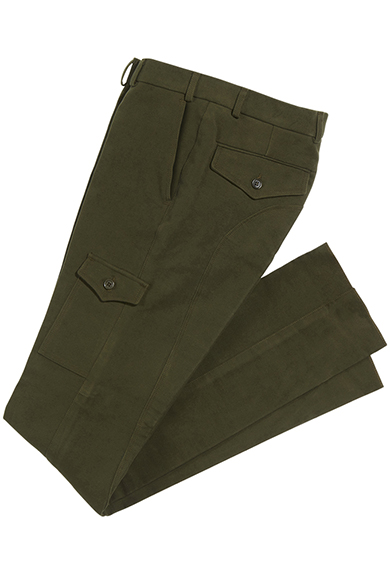 Field trousers moleskin, olive