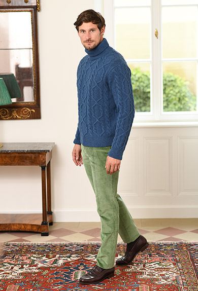 Cordhose, salbei