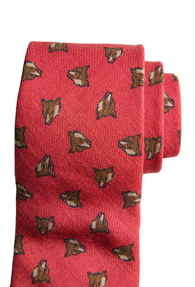 Tie wool, fox