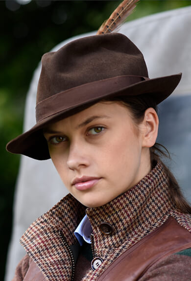 Trilby, brown