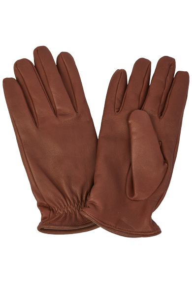 Gloves deer, brown