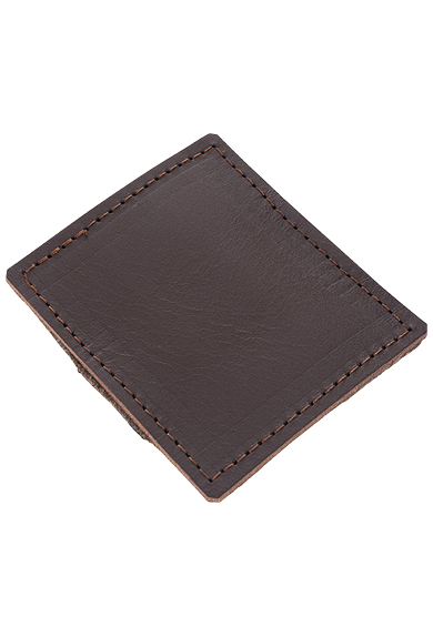 Patronenetui Loden/Leder, braun