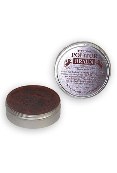 Shoe polish, brown