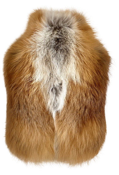 Hot Water Bottle Cover, Red Fox Fur