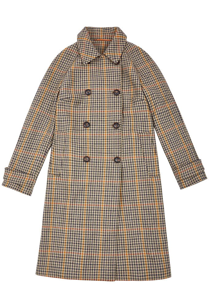 Mantel Karo Tweed
