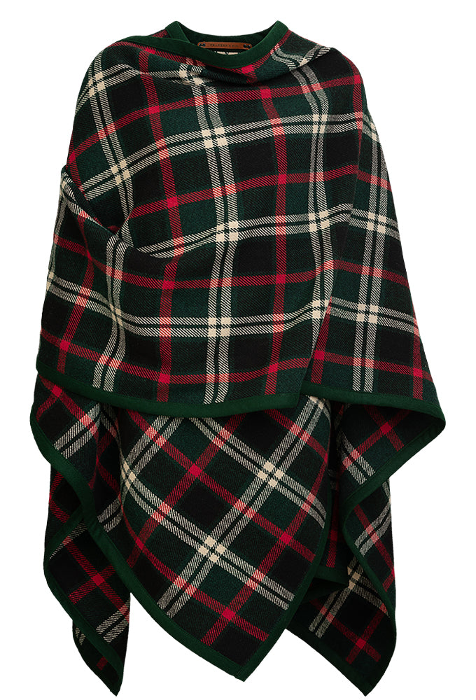 Plaid Karo, grün-rot-schwarz