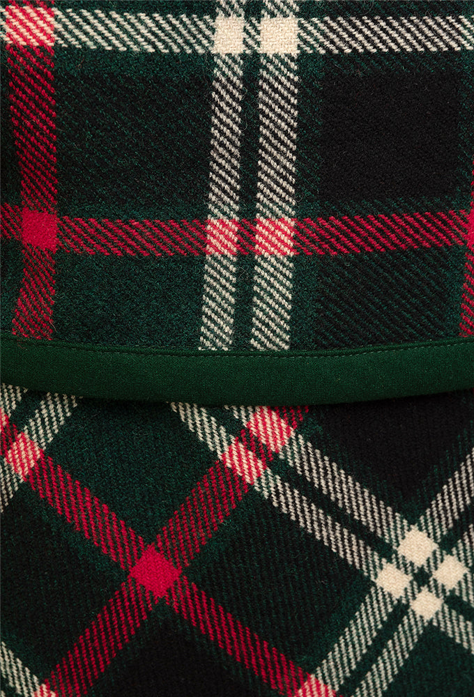 Plaid Karo, grün-rot-schwarz