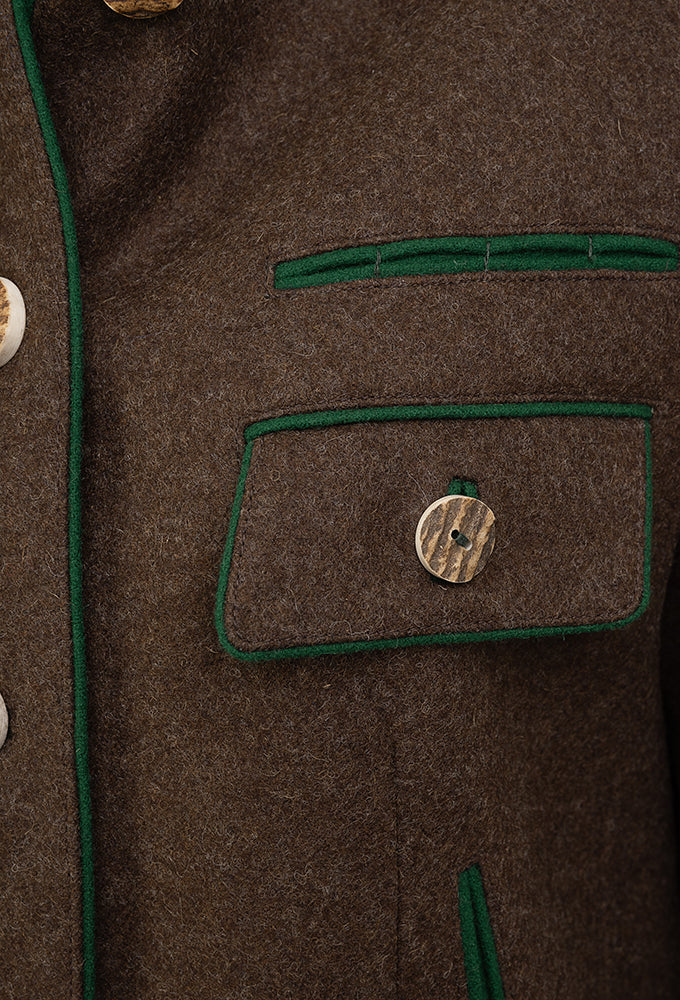 Jagdjacke Loden, braun